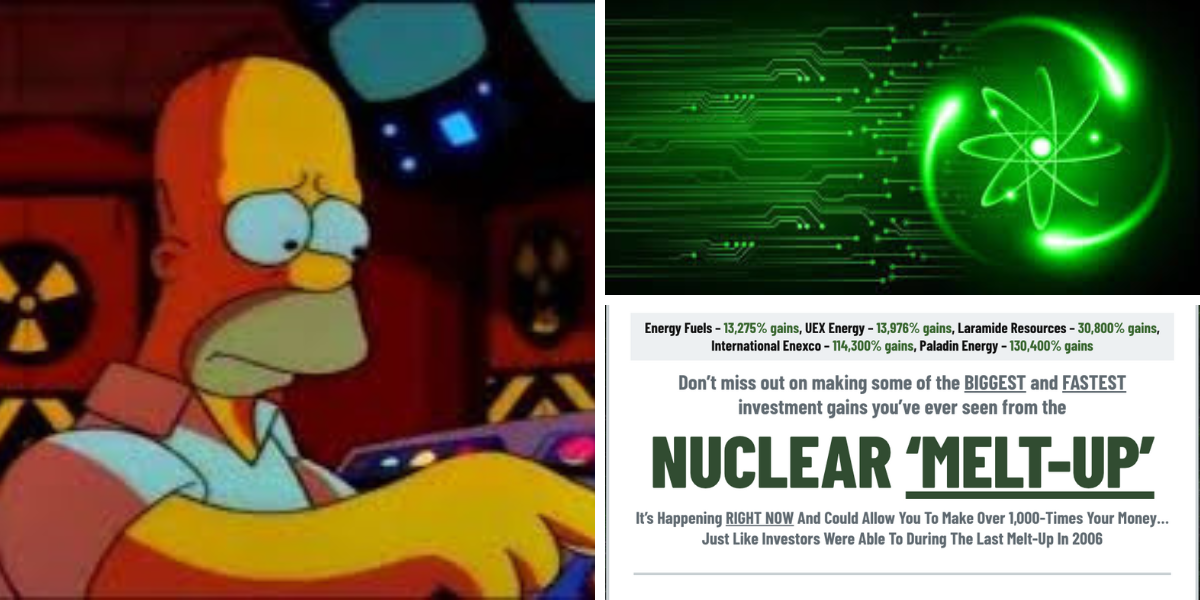 Gerardo Del Real’s Nuclear “Melt-Up” Uranium Stocks